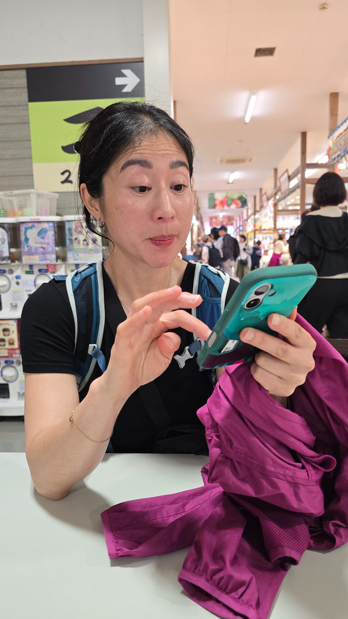 This is her "are there any good bakeries in the area" face 🤣